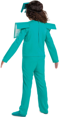 Minecraft kostium, strój karnawałowy diamentowa zbroja 109-126 cm (4-6 lat)