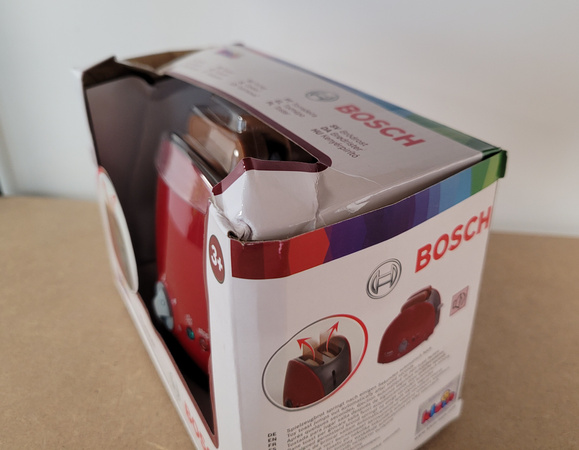 OUTLET Zabawkowy Toster Bosch z grzankami dla dzieci Klein USZKODZONE OPAKOWANIE