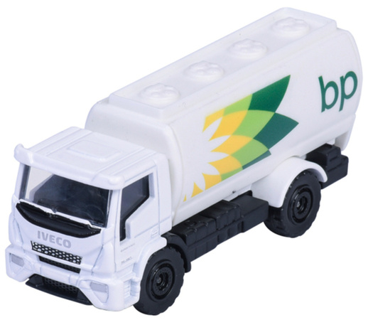 Zestaw Stacja Paliw BP Petrol Station + Metalowa Cysterna Biały Iveco