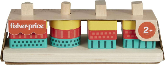 Fisher-Price Drewniany Sorter Kształtów Układanka