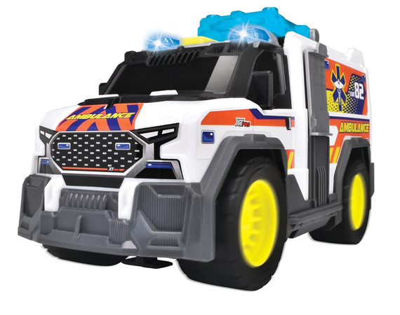 Pogotowie Ratunkowe Interaktywny Biały Ambulans Medical Responder 30cm Światło Dźwięk