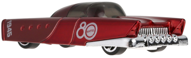 Hot Wheels Mattel Dream Mobile rubinowo-czerwony klasyk na 80-lecie Mattel