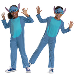 Disney Lilo&Stitch strój karnawałowy Stitch kostium przebranie i maska 109 - 126 cm (5-6 lat)