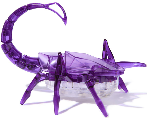 Hex Bots Ruchoma Figurka Scorpion Fioletowy Zabawka Sensoryczna Światło