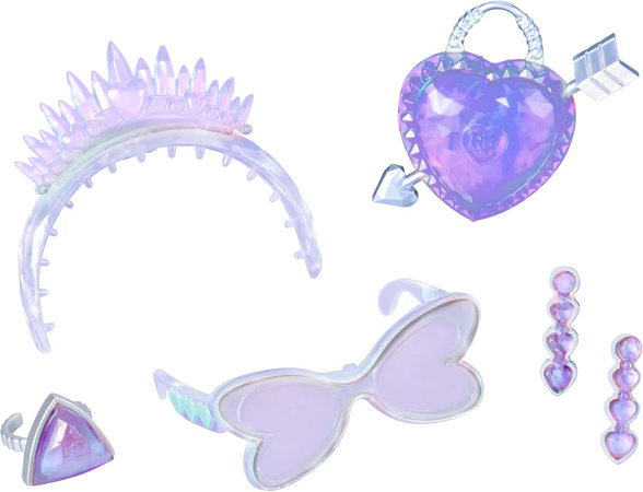 Lalka Rainbow High Creative Crystals Violet Willow zestaw do tworzenia akcesoriów