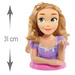 Lalka Głowa do czesania i stylizacji włosów+ manicure Księżniczka Disney Roszpunka Zaplątani +akcesoria 13 elementów