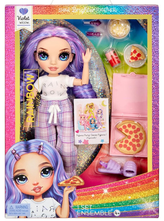 Lalka Rainbow High Junior Violet Willow Pyjama Party
