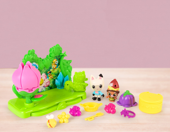 Koci domek Gabi Film Zestaw Ogrodowa Historia Garden Story Set Gabby's Dollhouse + figurki i akcesoria