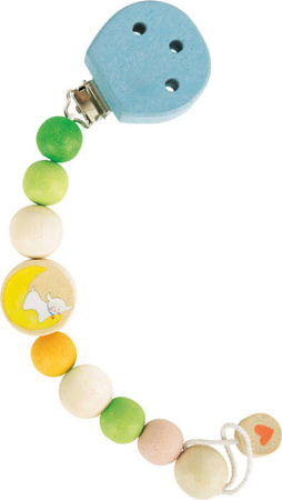 Drewniany łańcuszek do smoczka Owieczka Lot bezpieczna zawieszka