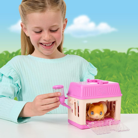 Little Live Pets zabawkowe zwierzątko chomik mama + małe chomiki i akcesoria