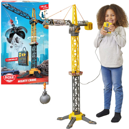 Duży Dźwig Żuraw zdalnie sterowany 110 cm obrotowe ramię + pilot