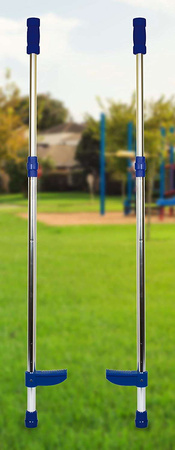 Regulowane szczudła z teleskopowymi tyczkami dla dzieci