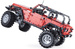 Klocki konstrukcyjne CaDA Duży samochód terenowy zdalnie sterowany 45 cm Czerwony pojazd Auto Adventurer 1941 elementów RC