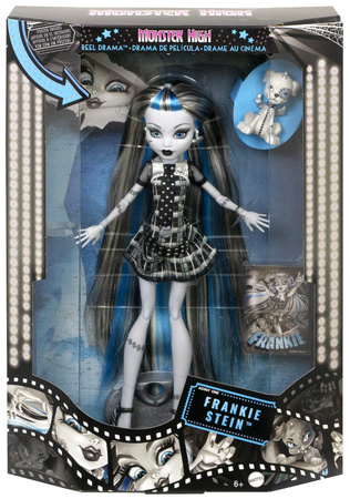 Lalka Monster High Frankie Stein Reel Drama 26 cm + akcesoria