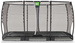 Trampolina ogrodowa z siatką zabezpieczającą do gruntu Allure Premium 214x366 cm czarna