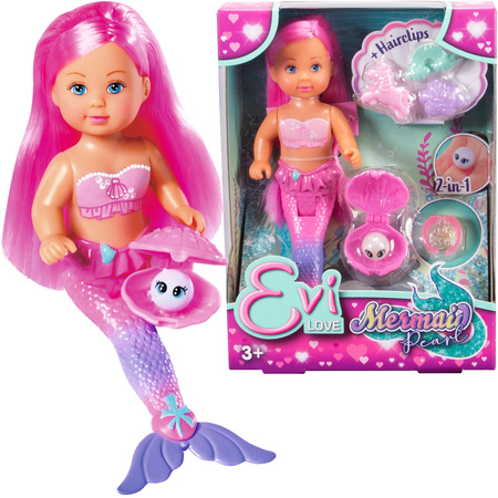 Lalka Evi Love Perłowa Syrenka Mermaid Pearl + akcesoria