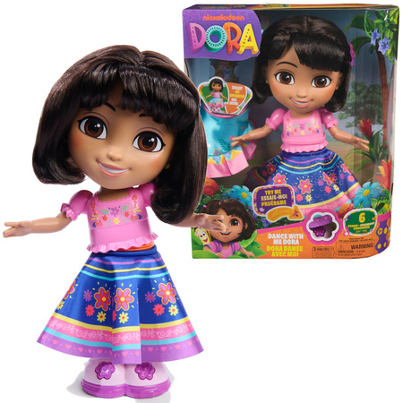 Dora Poznaje Świat Lalka Interaktywna Dora 30 cm 10+ dźwięków Dance with Me