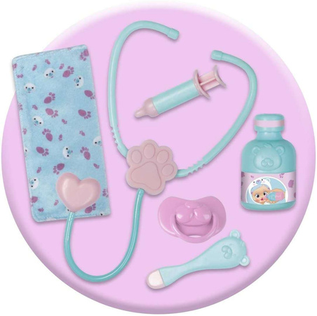 OUTLET Cry Babies chora Lalka Kristal płacze kaszle + zestaw lekarski WADLIWA