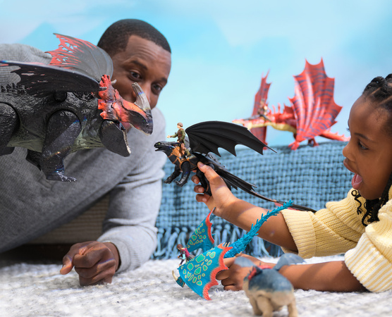 Jak Wytresować Smoka Zestaw smoków i figurek How to Train Dragon 7 elementów Dragon Volcano Island