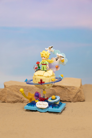 Klocki konstrukcyjne Pantasy Mały Książę Planeta Starry Ride Planet Le Petit Prince 220 elementów