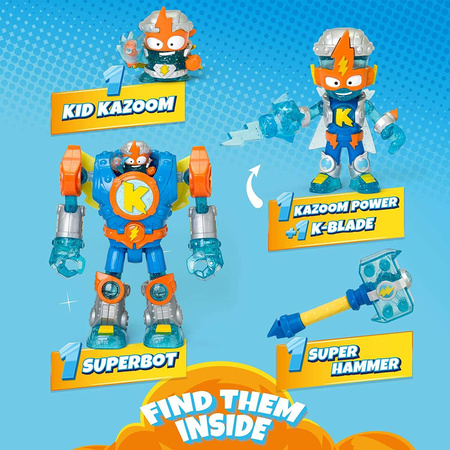 SuperZings SuperThings figurka Superbot Kazoom Power 15 cm