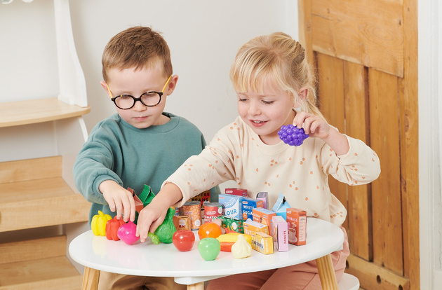 Produkty Zakupy Spożywcze Dla Dzieci Plastikowe Warzywa Owoce Zestaw Casdon