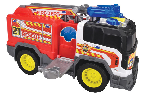 Straż Pożarna Interaktywny wóz Strażacki Fire Rescue Unit 30cm Światło Dźwięk