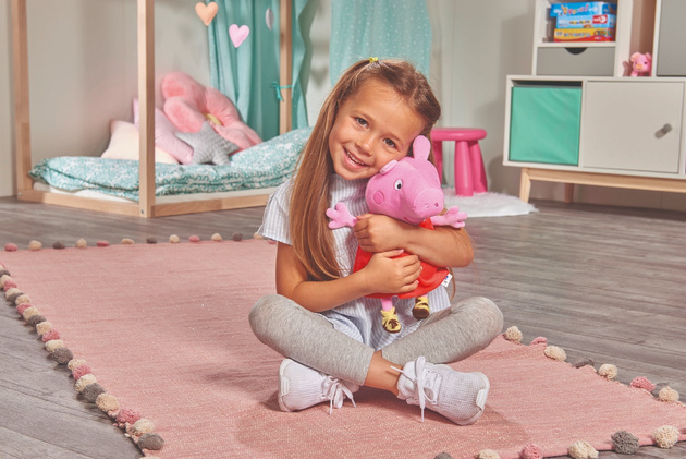 Świnka Peppa maskotka z dźwiękiem 24 cm