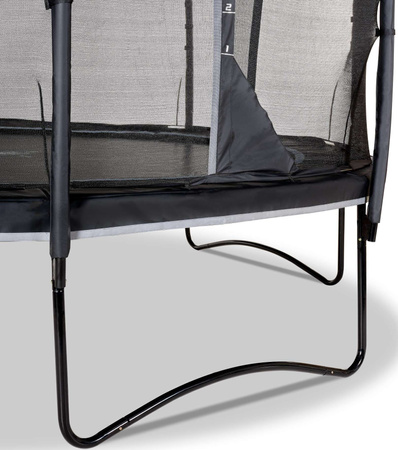 Trampolina Ogrodowa z siatką PeakPro 366 cm czarna