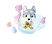Pamper Petz interaktywny piesek husky zestaw z wanienką + akcesoria