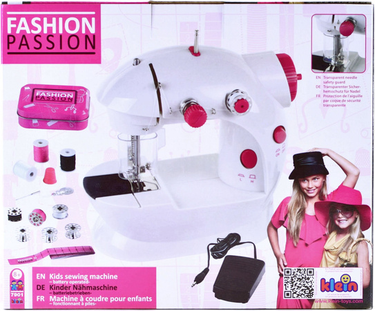 Klein 7901 Maszyna do szycia dla dzieci + akcesoria