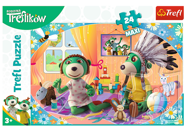 Puzzle 24 Maxi Rodzina Treflików