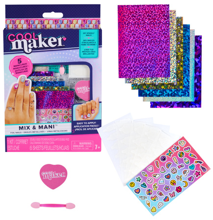 Cool Maker Mały Zestaw Uzupełniający do Dekorowania Paznokci Mix & Mani