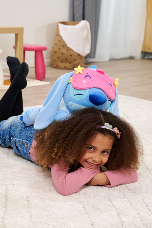 Lilo&Stitch Maskotka Stitch Miękka przytulanka pluszak z opaską na oczy i obciążeniem Snuglets 40 cm