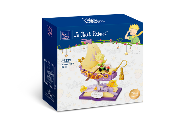Klocki konstrukcyjne Pantasy Mały Książę Łódź Starry Ride Boat Le Petit Prince 114 elementów