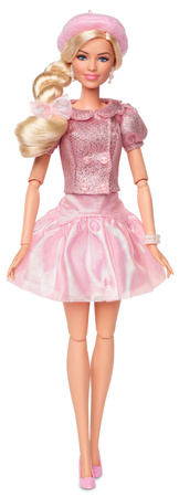 Barbie Film Lalka Kolekcjonerska w różowej sukience The Movie