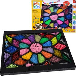 Zestaw koralików do tworzenia kolorowych bransoletek Art&Fun