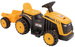 EVO Traktor JCB auto pojazd na akumulator dla dziecka z przyczepą