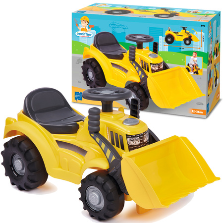 Traktor Jeździk Żółty Spychacz dla Dzieci Pojazd Farmerski