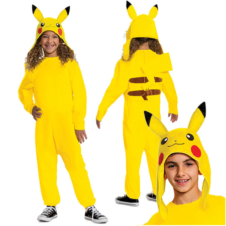 OUTLET Strój karnawałowy Pokemon Pikachu kostium żółte przebranie 127-136 cm (7-8 lat) Kigurumi POWYSTAWOWY