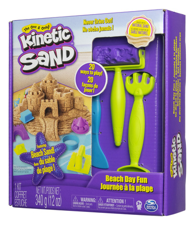 Kinetic Sand Zestaw Plażowy Dzień Na Plaży Zamek Akcesoria