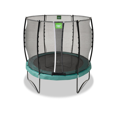 Trampolina ogrodowa z siatką zabezpieczającą Allure Classic 253 cm zielona