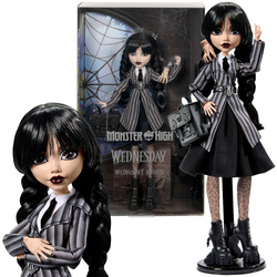Monster High Kolekcjonerska Lalka Wednesday Addams + akcesoria