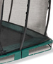 Trampolina ogrodowa z siatką zabezpieczającą do gruntu Allure Premium 214x366 cm zielona
