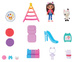 OUTLET Koci Domek Gabi Interaktywny 60 cm  dom dla lalek + Kiciuś Panduś i Gabi Gabby's Purrfect Dollhouse USZKODZONE OPAKOWANIE