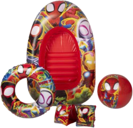 Zestaw do pływania Spidey i super-kumple ponton koło piłka rękawki