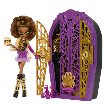 Monster High Zestaw Lalka Clawdeen Wolf 28 cm + akcesoria niespodzianki Straszyceum