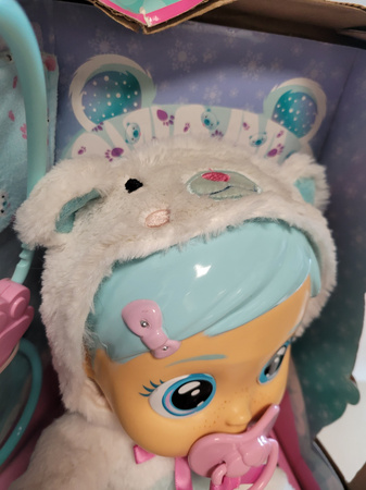 OUTLET Cry Babies chora Lalka Kristal płacze kaszle + zestaw lekarski WADLIWA