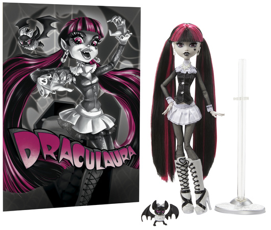 OUTLET Lalka Monster High Draculaura Reel Drama 26 cm + akcesoria USZKODZONE OPAKOWANIE