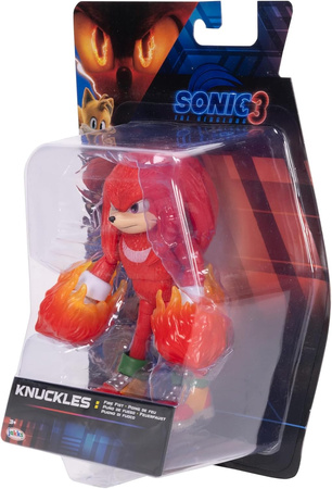 Figurka Sonic 3 The Hedgehog Knuckles ogniste pięści 12 cm